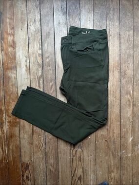 GAP Legging Jeans Pants in Dark Olive Green